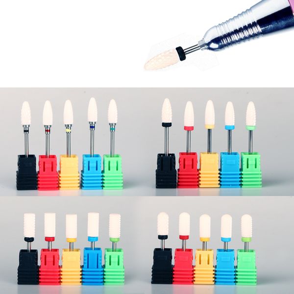 nail art equipment rikonka ceramic cutter for manicure drill bits milling machine set electric files mill cutters, Silver
nail art equipment rikonka ceramic cutter for manicure drill bits milling machine set electric files mill cutters, Silver