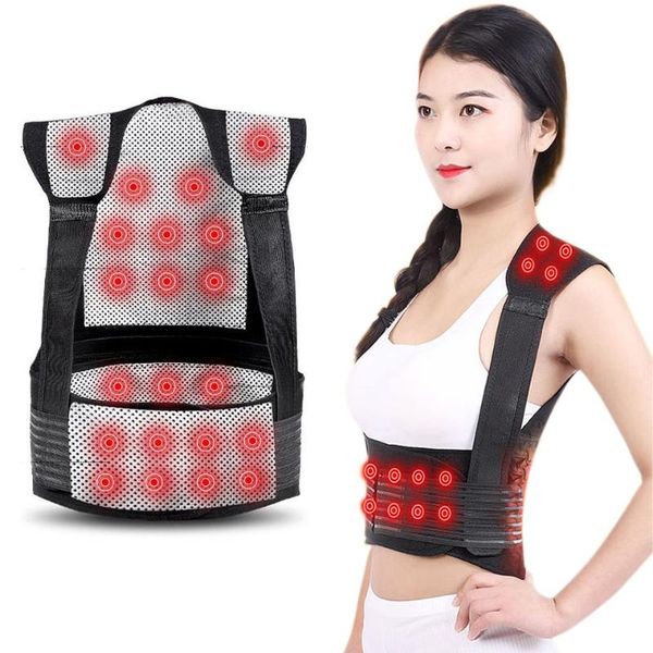 gobygo orthoped tourmaline self-heating support men women with spine back shoulder waist posture corrector belt to relieve pain, Black;gray
gobygo orthoped tourmaline self-heating support men women with spine back shoulder waist posture corrector belt to relieve pain, Black;gray