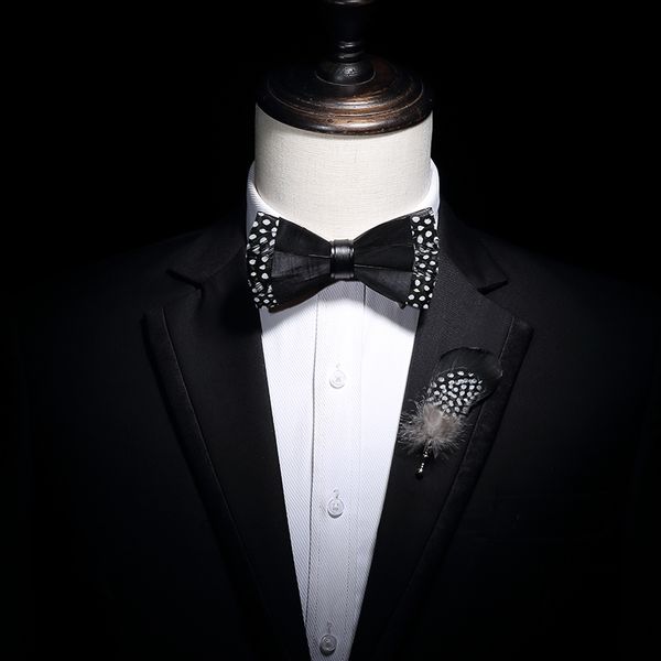 new female natural feather black white dot classic men women parent-child bow tie set travel wedding party, Blue;purple
new female natural feather black white dot classic men women parent-child bow tie set travel wedding party, Blue;purple