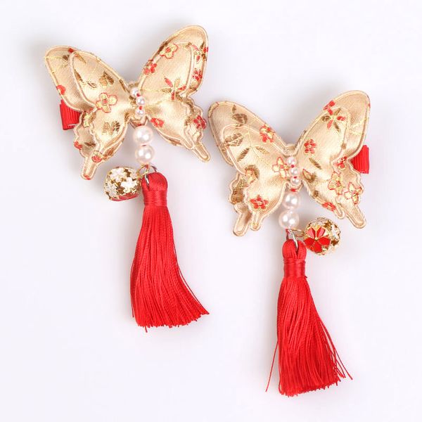 hair accessories modish girls 1 pair chinese style cute tassel handmade kids hairpins party butterfly clip button barrettes, Slivery;white
hair accessories modish girls 1 pair chinese style cute tassel handmade kids hairpins party butterfly clip button barrettes, Slivery;white