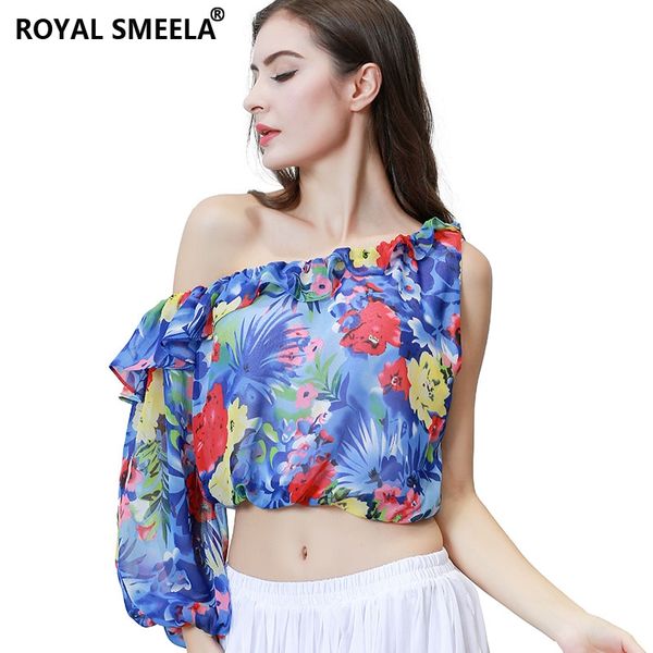 stage wear printed flower chiffon belly dance crop one shoulder bellydancing shirt dancing clothing, Black;red
stage wear printed flower chiffon belly dance crop one shoulder bellydancing shirt dancing clothing, Black;red