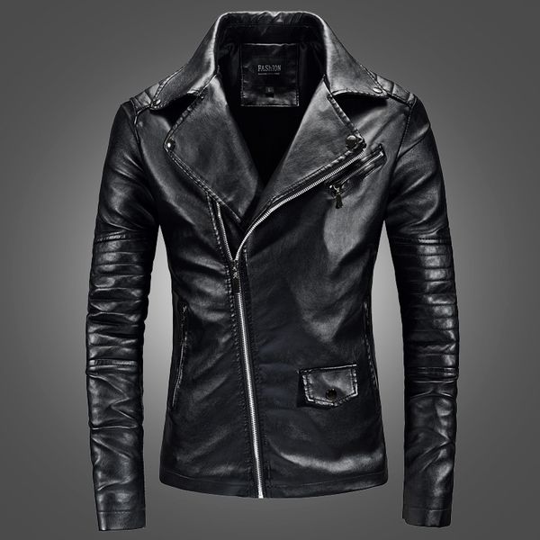 2020 new men's lapel leather jacket youth korean version pu leather jacket motorcycle leather jacket men motorcycle truck, Black;brown
2020 new men's lapel leather jacket youth korean version pu leather jacket motorcycle leather jacket men motorcycle truck, Black;brown