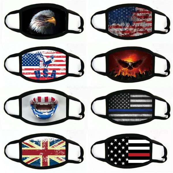 2020 mask 5 colors american national flag anti dust windproof donald designer masks ljjo8263#374, Black 
2020 mask 5 colors american national flag anti dust windproof donald designer masks ljjo8263#374, Black