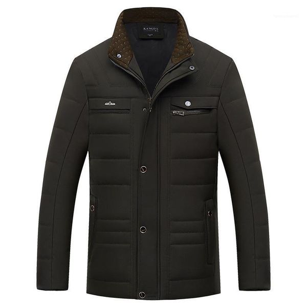 кнопка пальто однобортный повседневный конструктора куртки мужские зима solid stand collar zipper верхняя одежда с длинным рукавом, Black;brown 
кнопка пальто однобортный повседневный конструктора куртки мужские зима solid stand collar zipper верхняя одежда с длинным рукавом, Black;brown