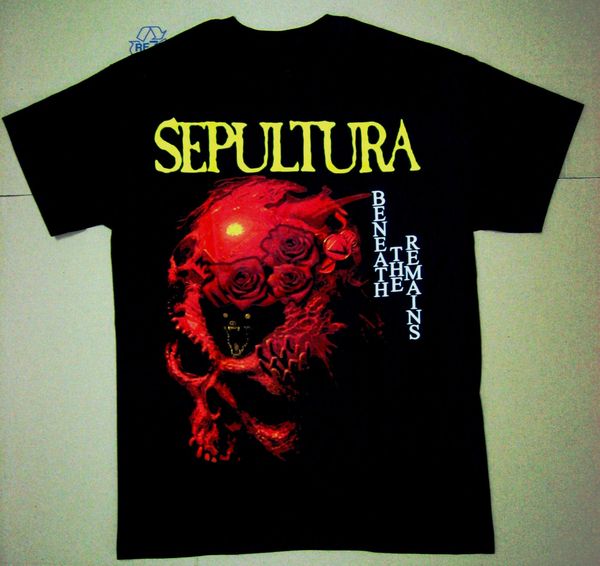 sepultura beneath the remains'89 soulfly cavalera death metal new black t-shir t man fashion round collar t shirt tee
sepultura beneath the remains'89 soulfly cavalera death metal new black t-shir t man fashion round collar t shirt tee