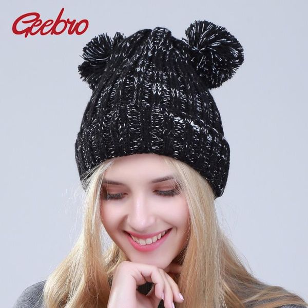 geebro новой шапочек женского зима два pom poms вязаной шапочка для женщин прекрасного pompom уха шапочки skullies девочек cap bonnet js245, Blue;gray
geebro новой шапочек женского зима два pom poms вязаной шапочка для женщин прекрасного pompom уха шапочки skullies девочек cap bonnet js245, Blue;gray