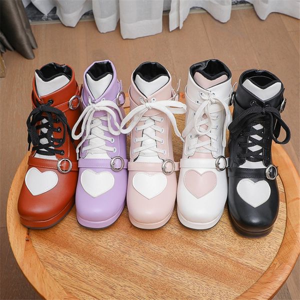 boots pxelena 5 colors 2021 heart shaped women cosplay ankle large size 34-45 uniform costume lady purple pink brown shoes, Black
boots pxelena 5 colors 2021 heart shaped women cosplay ankle large size 34-45 uniform costume lady purple pink brown shoes, Black
