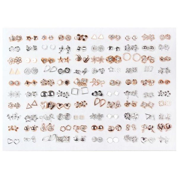 100 pairs assorted styles mini plastic hypoallergenic stud earrings lot for kids 40jf, Golden;silver
100 pairs assorted styles mini plastic hypoallergenic stud earrings lot for kids 40jf, Golden;silver