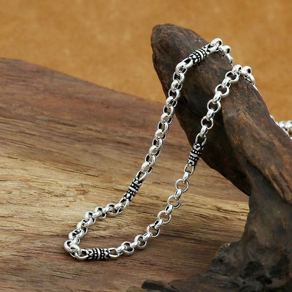 4mm bamboo necklace 925 sterling silver chain fashion necklace women men fine jewelry
4mm bamboo necklace 925 sterling silver chain fashion necklace women men fine jewelry