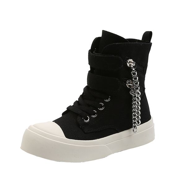 super cool chain zipper дети canvas boots 2020 зимняя новые мальчики hight-top студенты вскользь тапки обувь d08181, Black;grey
super cool chain zipper дети canvas boots 2020 зимняя новые мальчики hight-top студенты вскользь тапки обувь d08181, Black;grey