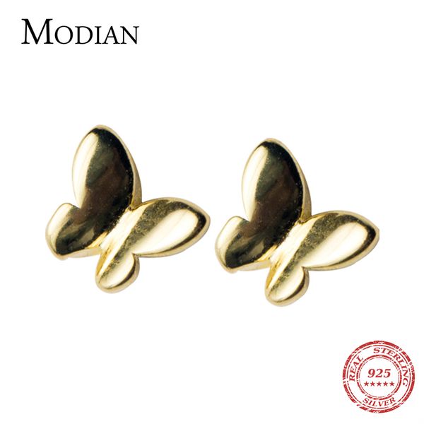 modian flying butterfly gold color stud earrings elegant ear studs for girl and kids 925 sterling silver jewely accessories, Golden;silver
modian flying butterfly gold color stud earrings elegant ear studs for girl and kids 925 sterling silver jewely accessories, Golden;silver