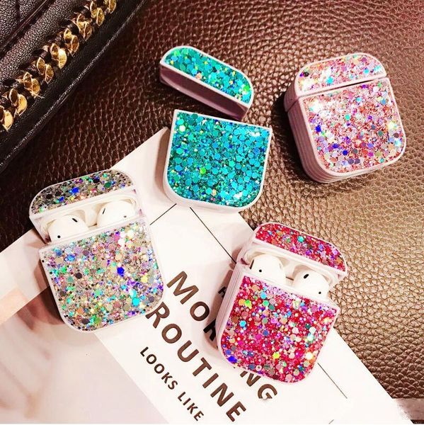 ekoneda bling luxury glitter case for airpods case silicone sequins girl protective earphone cover for airpods 2 cases
ekoneda bling luxury glitter case for airpods case silicone sequins girl protective earphone cover for airpods 2 cases