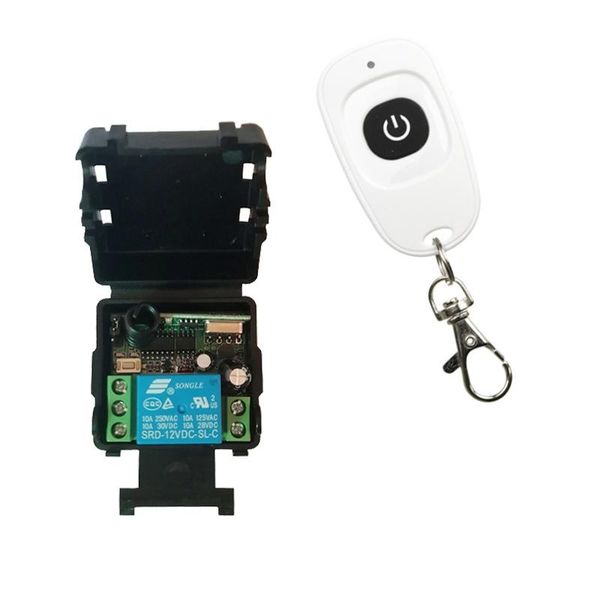dc12/24v 10a relay 1 ch wireless rf remote control switch transmitter with receiver 315/433mhz remote control
dc12/24v 10a relay 1 ch wireless rf remote control switch transmitter with receiver 315/433mhz remote control