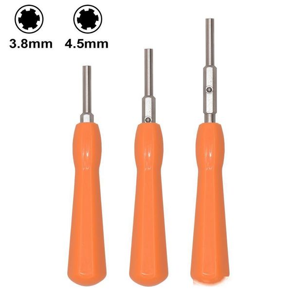 2 in 1 orange handle 3.8mm 4.5mm security screwdriver 3.8 4.5 bit open tool gamebit for nintendo ngc sfc nes gameboy sega game cartridge
2 in 1 orange handle 3.8mm 4.5mm security screwdriver 3.8 4.5 bit open tool gamebit for nintendo ngc sfc nes gameboy sega game cartridge