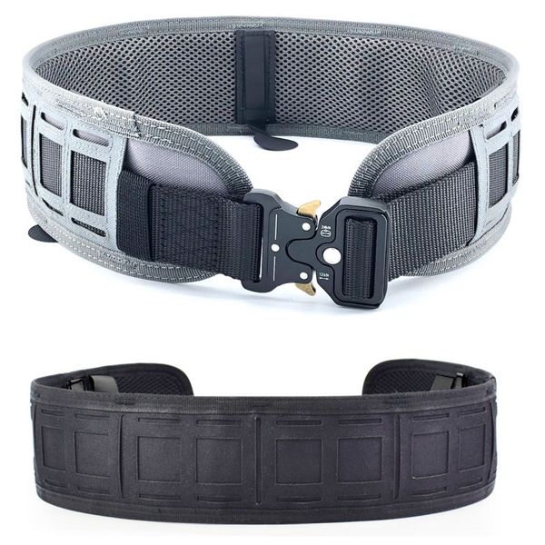 tactical molle belt 1000d nylon convenient belt army training soft padded combat hunting battle waist, Black;gray
tactical molle belt 1000d nylon convenient belt army training soft padded combat hunting battle waist, Black;gray