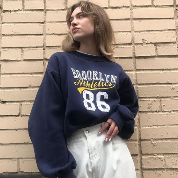 vintage america стильные letters печать толстовка женщины дизайнер crewneck крупногабаритные winter tops 2020 новый harajuku girls casual, Black
vintage america стильные letters печать толстовка женщины дизайнер crewneck крупногабаритные winter tops 2020 новый harajuku girls casual, Black