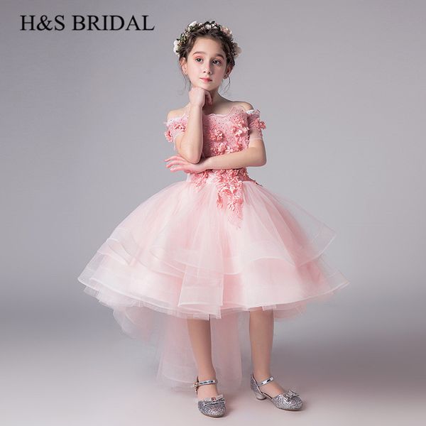 h&s bridal pink flower girl dresses high low kids dresses for wedding ball gown girls pageant vestidos, Red;yellow
h&s bridal pink flower girl dresses high low kids dresses for wedding ball gown girls pageant vestidos, Red;yellow