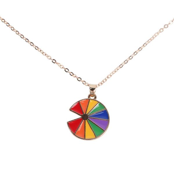 rainbow necklace sweet lovely neck chain temperamental necklace for woman (colorful, rainbow style, Silver
rainbow necklace sweet lovely neck chain temperamental necklace for woman (colorful, rainbow style, Silver