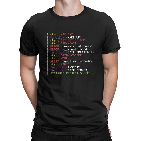 men monday programmer geek chic t shirt funny joke pure cotton clothes novelty short sleeve round neck tees summer t-shirt
men monday programmer geek chic t shirt funny joke pure cotton clothes novelty short sleeve round neck tees summer t-shirt