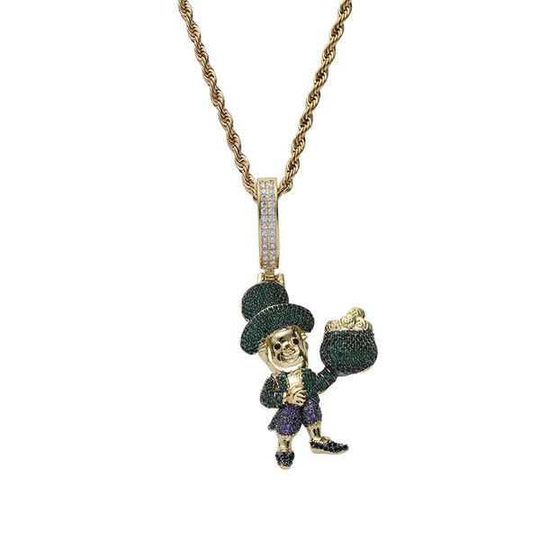 pendant necklaces hip hop cz stone paved bling iced out circus clown pendants necklace for men rapper jewelry drop, Silver
pendant necklaces hip hop cz stone paved bling iced out circus clown pendants necklace for men rapper jewelry drop, Silver