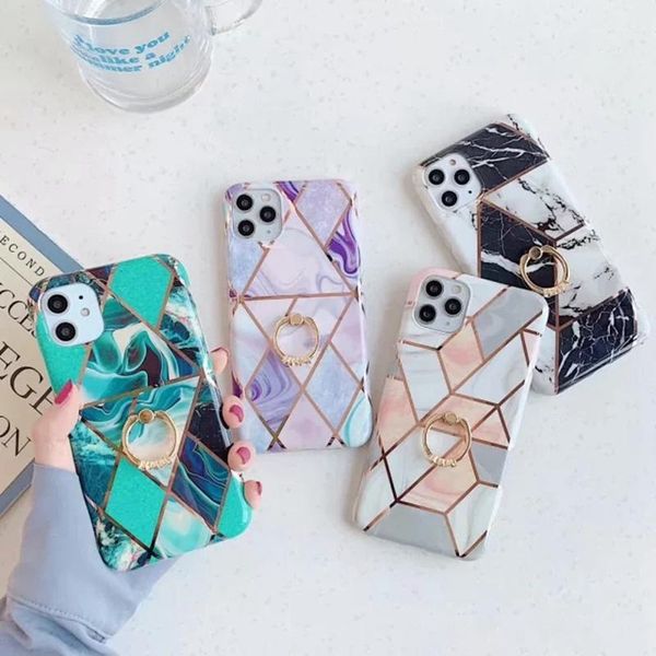geometric plating marble case for iphone 11 xs max xr x 8 7 6 360 finger metal ring luxury hybrid soft tpu imd rock holder chromed cover
geometric plating marble case for iphone 11 xs max xr x 8 7 6 360 finger metal ring luxury hybrid soft tpu imd rock holder chromed cover
