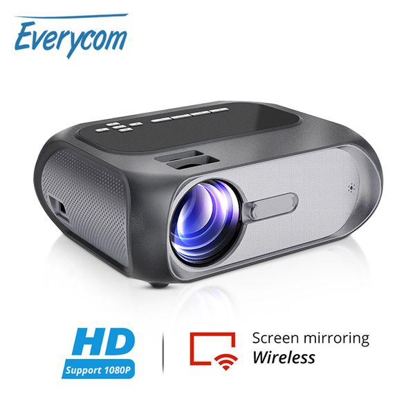 everycom t8 mini led projector hd 720p video brand beamer, miracast airplay dlna wireless display ac3 wifi optional home cinema
everycom t8 mini led projector hd 720p video brand beamer, miracast airplay dlna wireless display ac3 wifi optional home cinema