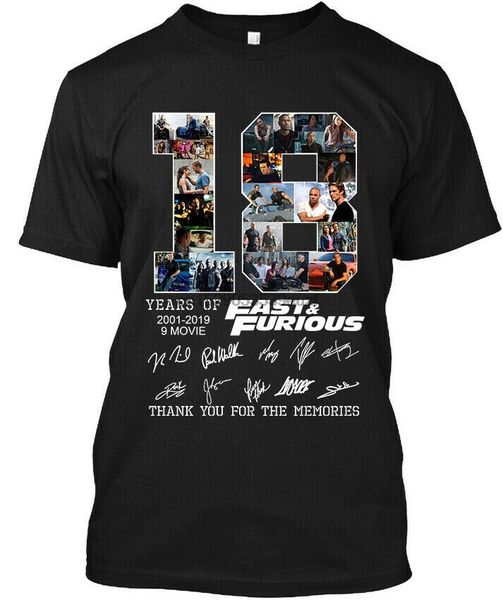 18 years of fast and furious anniversary t shirt size s-xl
18 years of fast and furious anniversary t shirt size s-xl