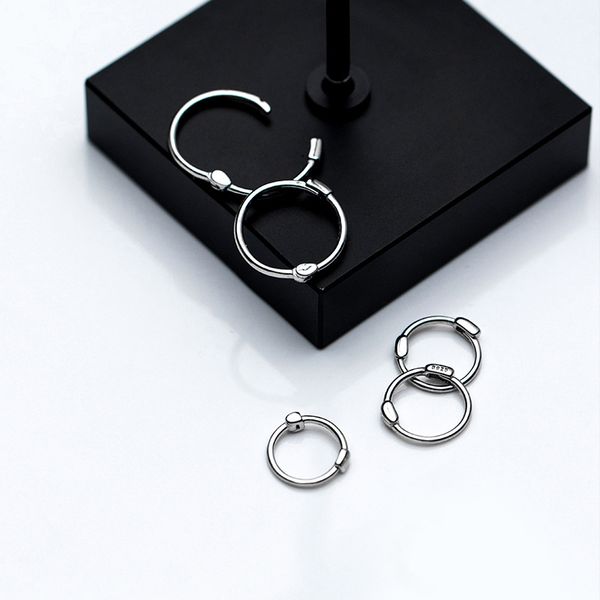 modian classic authentic 925 sterling silver round hoop earring for women simple geometric earring fashion fine jewelry, Golden;silver
modian classic authentic 925 sterling silver round hoop earring for women simple geometric earring fashion fine jewelry, Golden;silver