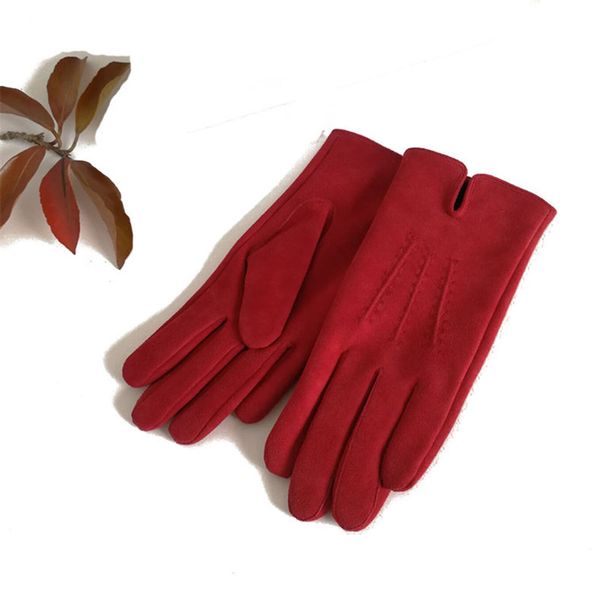 women' gloves suede leather thermal autumn winter fashion elegant ladies leather driving gloves keep warm black red dzzp04, Blue;gray
women' gloves suede leather thermal autumn winter fashion elegant ladies leather driving gloves keep warm black red dzzp04, Blue;gray