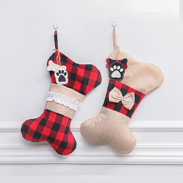 christmas decorations 100pcs/lot plaid stockings xmas tree pendant pet fish bone socks gift decoration bag party for candy package
christmas decorations 100pcs/lot plaid stockings xmas tree pendant pet fish bone socks gift decoration bag party for candy package