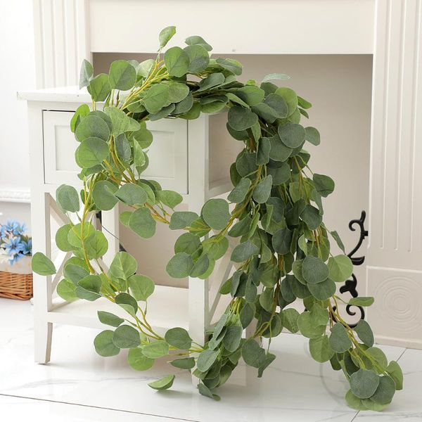 new 1.7/2m artificial green plants eucalyptus vines rattan artificial fake plants ivy wreath vertical garden diy home wall decor
new 1.7/2m artificial green plants eucalyptus vines rattan artificial fake plants ivy wreath vertical garden diy home wall decor