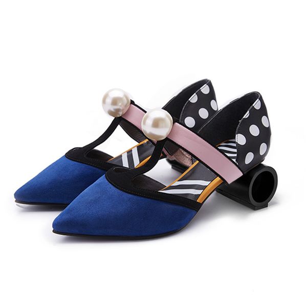 shoes woman pointed zapatos de mujer polka dot mary janes shoes buty damskie pearl decor ladies pointed toe high heels, Black
shoes woman pointed zapatos de mujer polka dot mary janes shoes buty damskie pearl decor ladies pointed toe high heels, Black