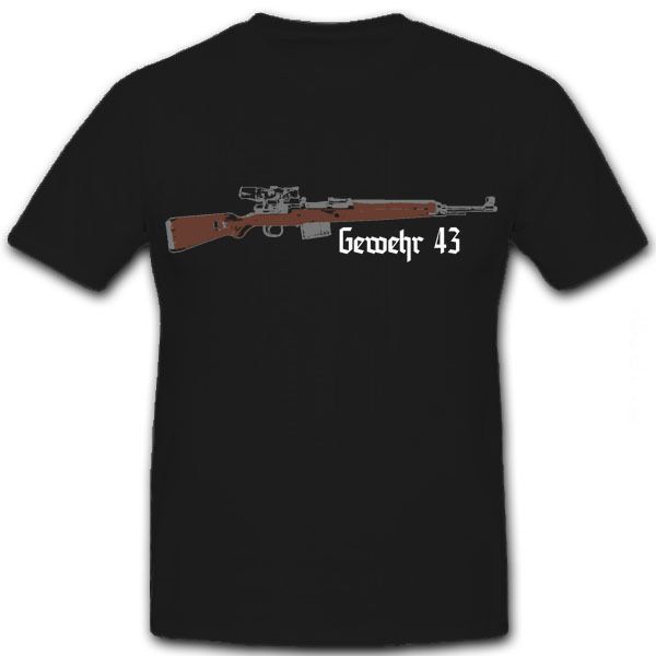 2019 fashion t shirt gewehr 43 g wh karabiner zweiter weltkrieg waffe #5860 tee shirt
2019 fashion t shirt gewehr 43 g wh karabiner zweiter weltkrieg waffe #5860 tee shirt