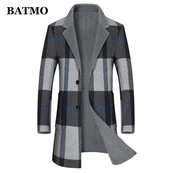 batmo 2020 new arrival autumn wool jackets men,men's smart causal plaid wool jackets 19a928, Black
batmo 2020 new arrival autumn wool jackets men,men's smart causal plaid wool jackets 19a928, Black