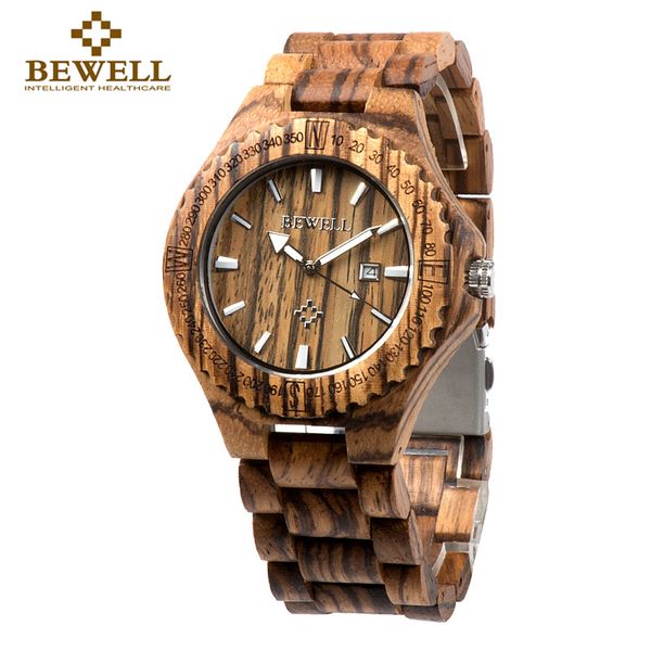 wristwatches bewell men's watch zebra wood quartz brand special design calendar display natural strap casual giveaway gift 023a, Slivery;brown
wristwatches bewell men's watch zebra wood quartz brand special design calendar display natural strap casual giveaway gift 023a, Slivery;brown