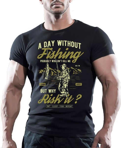 a day without fishing fishing t shirt fisherman tee men comedy tackle top
a day without fishing fishing t shirt fisherman tee men comedy tackle top
