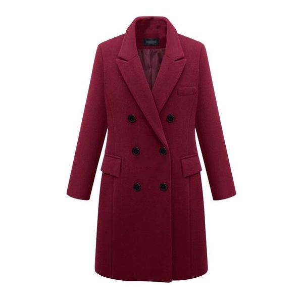 long sleeve winter wool women coat 2020 autumn new large size windbreaker female long woolen coat big size casual wool, Black
long sleeve winter wool women coat 2020 autumn new large size windbreaker female long woolen coat big size casual wool, Black
