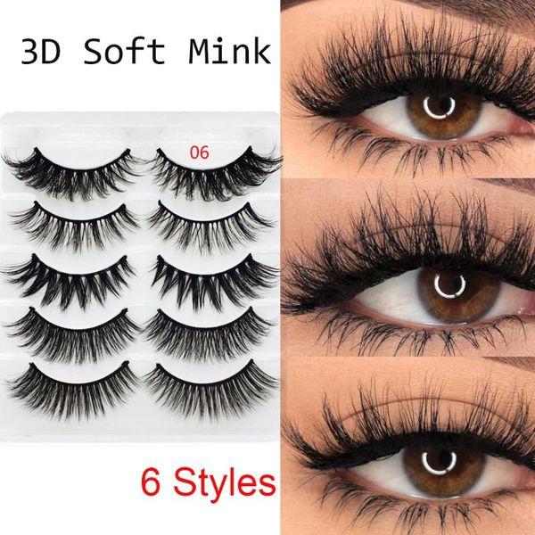 false eyelashes 5 pairs wispies long cross lashes 3d faux mink hair handmade eye makeup extension
false eyelashes 5 pairs wispies long cross lashes 3d faux mink hair handmade eye makeup extension