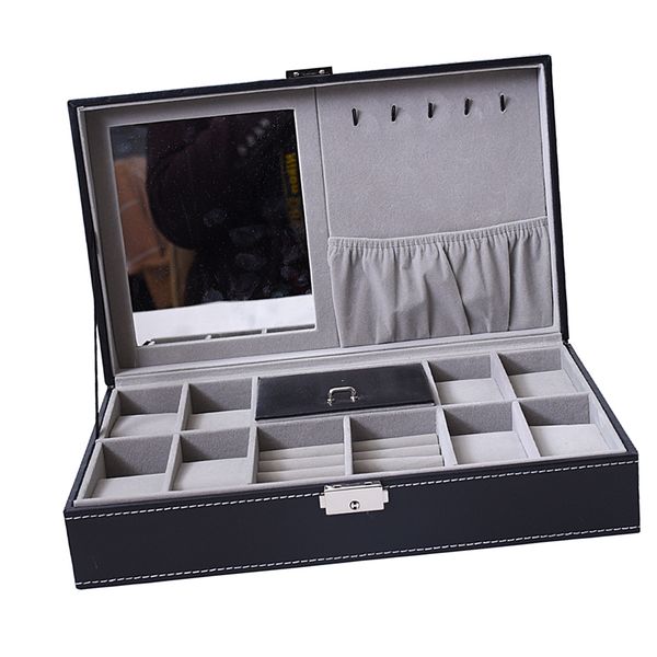 luxury 8 slot watch holder earring necklace display storage removal pillow 33.2x20x8.5cm, Black;white
luxury 8 slot watch holder earring necklace display storage removal pillow 33.2x20x8.5cm, Black;white