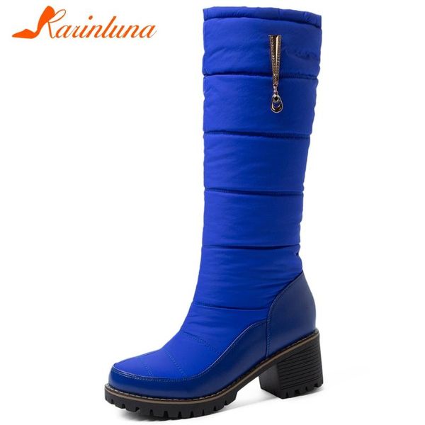 karin большого размер 33-43 женских зимних теплых унты square high heels knee high металл украшение женщина boots вниз женская обувь, Black
karin большого размер 33-43 женских зимних теплых унты square high heels knee high металл украшение женщина boots вниз женская обувь, Black