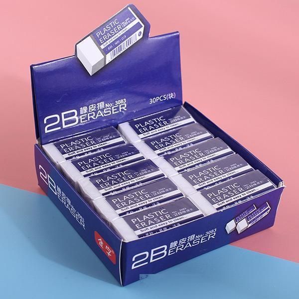 2b 4b pencil eraser soft rubber student art sketch painting correction supplies school exam writing eraser stationery, Silver
2b 4b pencil eraser soft rubber student art sketch painting correction supplies school exam writing eraser stationery, Silver
