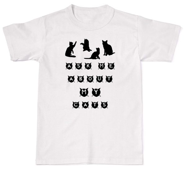 2019 summer sale fashion ask me about my cats funny feline lady crazy t-shirt t shirt cotton
2019 summer sale fashion ask me about my cats funny feline lady crazy t-shirt t shirt cotton