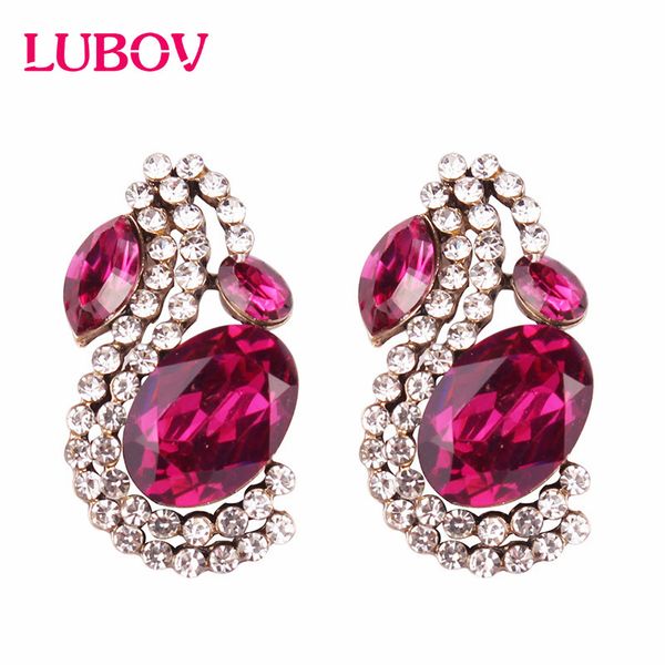 lubov big red green ellipse crystal rhinestone stud earrings 6 colors trendy earring femme wholesale, Golden;silver
lubov big red green ellipse crystal rhinestone stud earrings 6 colors trendy earring femme wholesale, Golden;silver