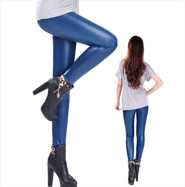new women legging faux leather casual stretch leggings plus size high elastic pants leggins lady skinny pants, Black
new women legging faux leather casual stretch leggings plus size high elastic pants leggins lady skinny pants, Black