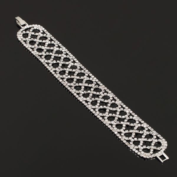 yfjewe luxury rhinestone crystal elegant bridal wedding jewelry fashion bracelets b143, Black
yfjewe luxury rhinestone crystal elegant bridal wedding jewelry fashion bracelets b143, Black