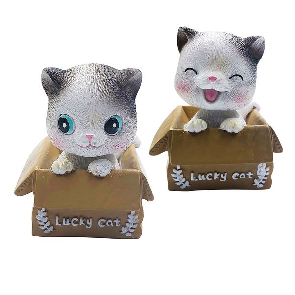 2pcs смола lucky cat трясущейся головой фигурка автомобилей украшение craft home decor
2pcs смола lucky cat трясущейся головой фигурка автомобилей украшение craft home decor