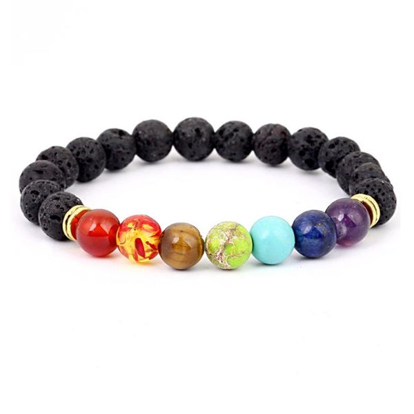 charm bracelets fashion men women bracelet natural lava stone colorful beaded 7 chakra jewelry accessories xin-, Golden;silver
charm bracelets fashion men women bracelet natural lava stone colorful beaded 7 chakra jewelry accessories xin-, Golden;silver