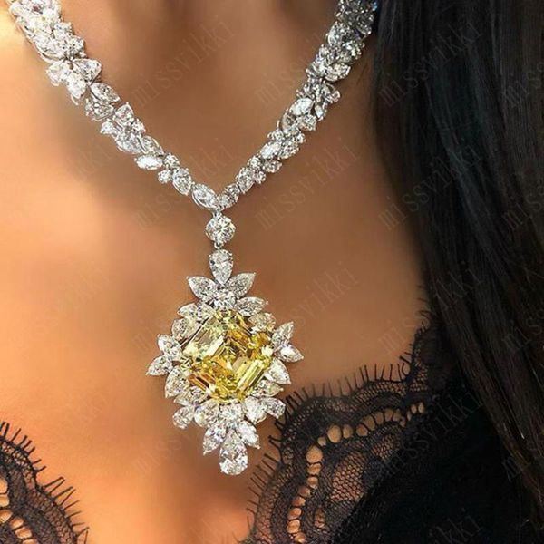 missvikki precious romantic crystal pendant necklace set for women girl bridal wedding full shiny cz 2020 trendy super gift, Silver
missvikki precious romantic crystal pendant necklace set for women girl bridal wedding full shiny cz 2020 trendy super gift, Silver