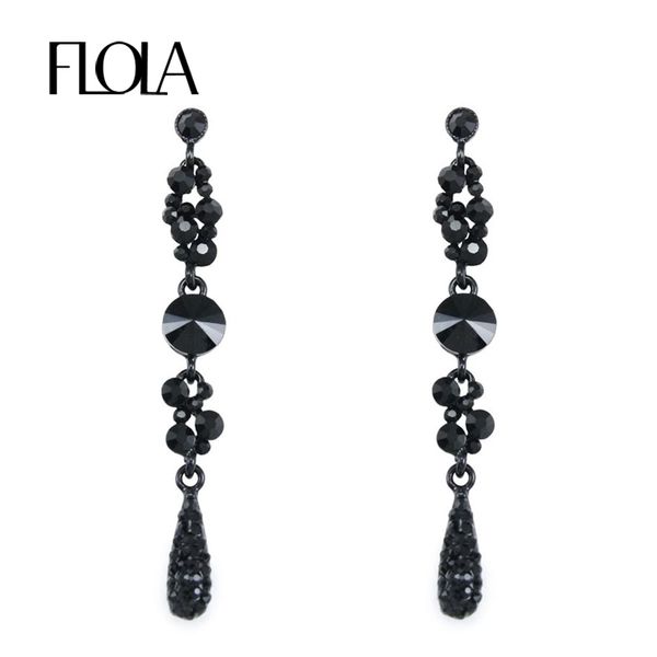 flola черный кристалл длинные серьги падения для женщин rhinestone готика серьги женщина ретро моды аксессуары ювелирные изделия ersh47, Silver
flola черный кристалл длинные серьги падения для женщин rhinestone готика серьги женщина ретро моды аксессуары ювелирные изделия ersh47, Silver