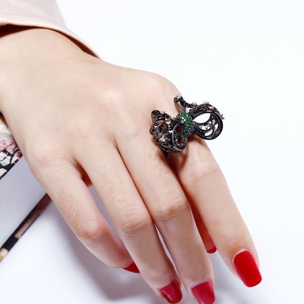 fashion big butterfly finger ring black jewelry anillos bague aneis anel feminino dropshipping atacado cute rings for women, Golden;silver
fashion big butterfly finger ring black jewelry anillos bague aneis anel feminino dropshipping atacado cute rings for women, Golden;silver